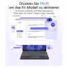 inateck toetsenbord Surface grijs, Sureface GO 1-4 Com. QWERTZ