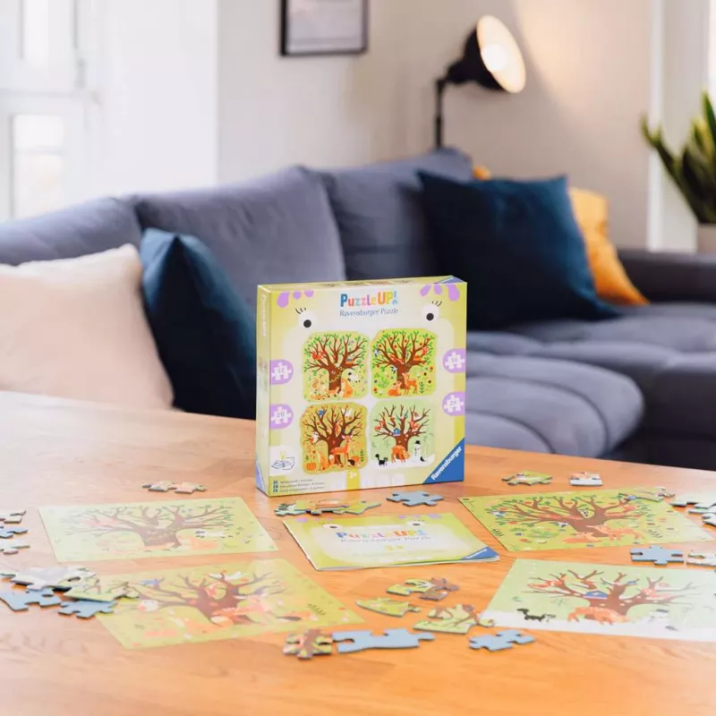 Puzzel UP - vier seizoenen (12, 16, 20 en 24 stukjes)