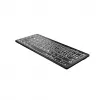 Logickeyboard universeel Bluetooth toetsenbord LKB-LPWB-BTPC-DE QWERTZ Duits zwart