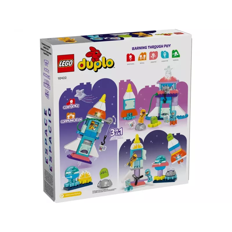 LEGO DUPLO 3in1 Space Shuttle Adventure raket speelgoed 10422