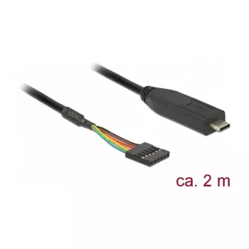 Seriële kabel DeLOCK 63947 USB 2.0 Type-C 2 m