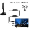 TV-antenne QOLTEC DVB-T2 28 dBi met signaalversterker, binnen-/buitenontvangst