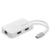 Edimax EU-4308 USB-C-hub, 3x USB 3.0 + Gigabit Ethernet