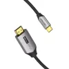 Vention USB-C-naar-HDMI-kabel CRBBH – 2 m, 4K@60Hz, zwart, USB-C naar HDMI