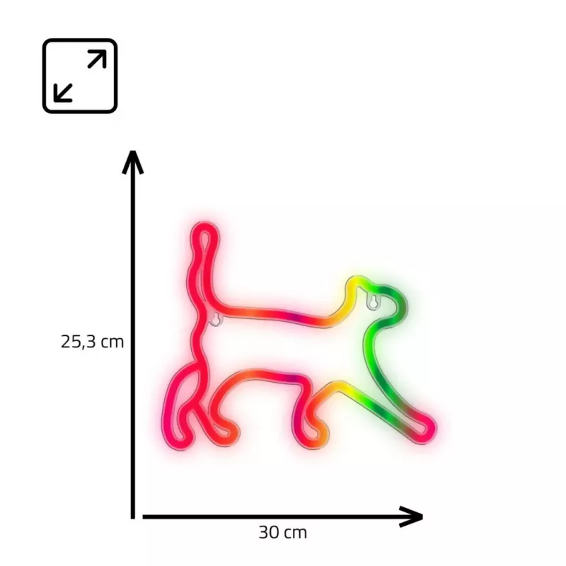 LED-neonlamp MANTA SNL60RGB RGB-kleurwisselstrip, flexibele decoratieve verlichting