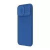 Hoesje Nillkin CamShield Pro voor iPhone 16 Pro Max, blauw, schuifbare cameraklep