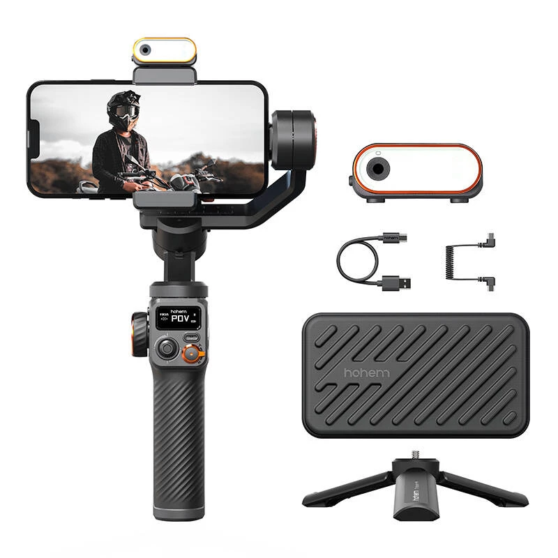 Smartphone-camerastabilisator Hohem iSteady M6 Kit zwart 2600 mAh