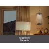 Oplaadbare lantaarn Beper P207ILI102 in cortenlook, draagbare lamp op batterijen