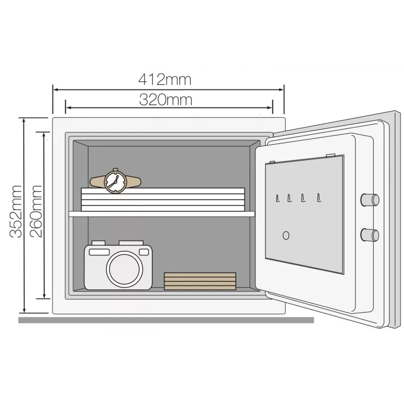 Brandwerende safe YFM Home L