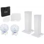 Podiumstandaard-set EUROLITE 20000652 100 cm met 2× LED B-40 White Effect
