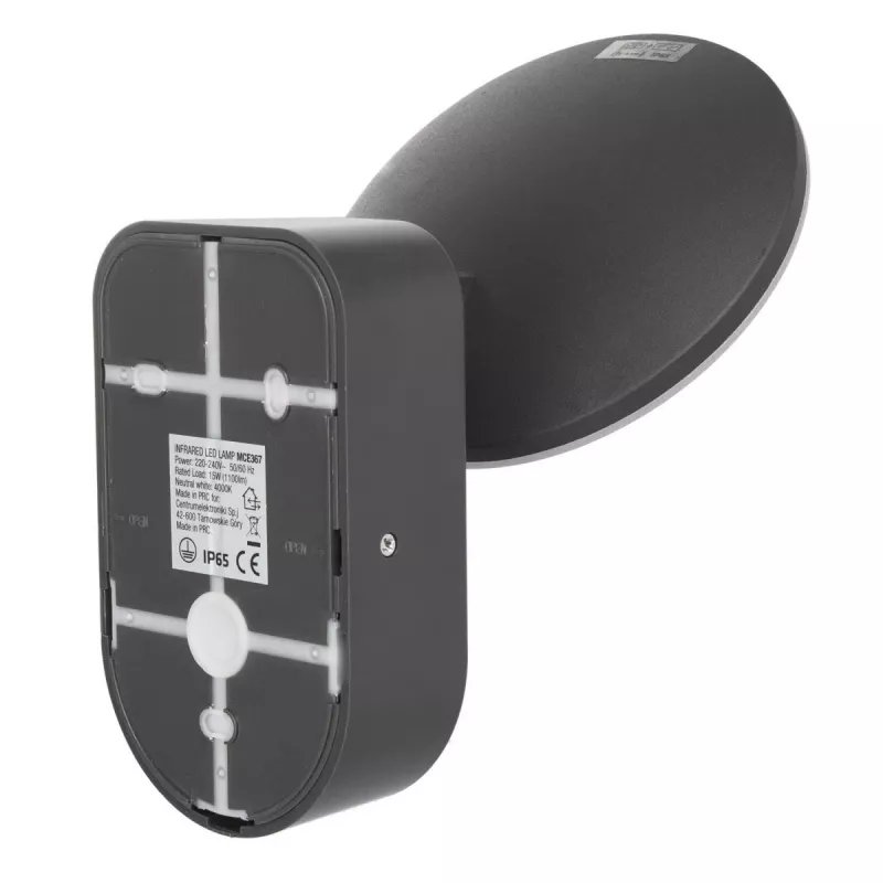 MACLEAN MCE367 wandlamp LED met PIR-sensor, buiten-wandlamp met bewegingsmelder