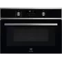Inbouwoven Electrolux EVL6E49X, compact 45 cm, metaal, zwart, CombiQui