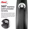 Flexi Black Design L 5 m hondenlijn met rolmechanisme