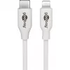 Apple Lightning / USB-C PD laadset 30 Watt, oplader wit, 1 meter kabel, PD