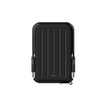 Externe harde schijf Silicon Power 5 TB USB 3.2 Gen 1 (Type-A) A66, zwart, schokbestendig