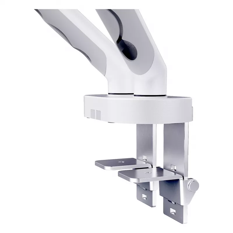 Monitorbeugel DIGITUS Dual-Design voor 2×35-inch-beeldschermen, klem, 2×10 kg, VESA 75–100, kantelbaar -45–90°