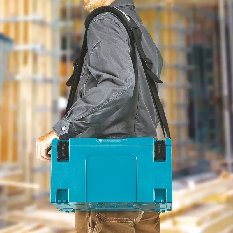Makita MAKPAC geïsoleerde koelbox, maat 4, 18 l, blauw (198253-4)