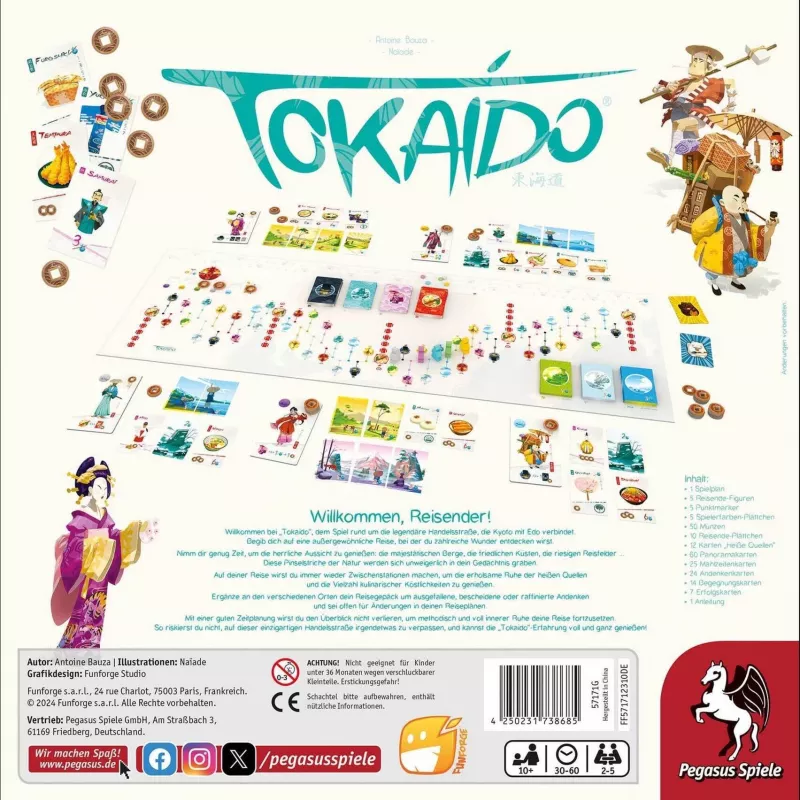 Tokaido 10th Anniversary Edition, bordspel
