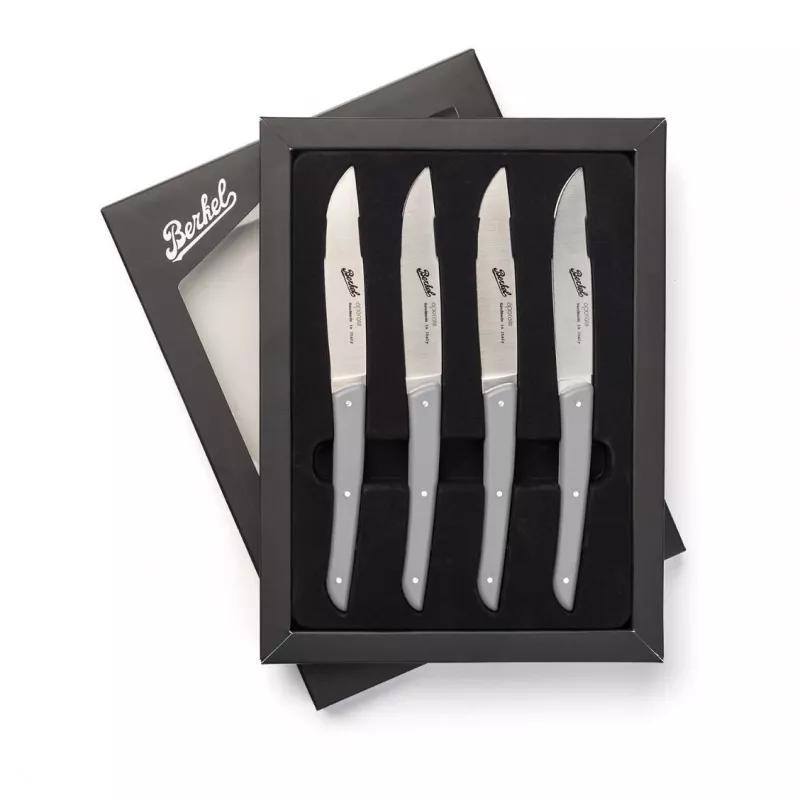 Berkel steakmessen set 4-delig kleur grijs