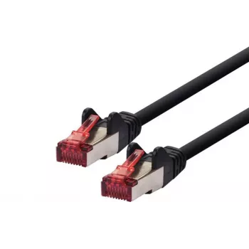 Netwerkkabel LOGON TCR66SS200BL Cat6 SF/UTP (S-FTP) RJ-45–RJ-45 20 m zwart