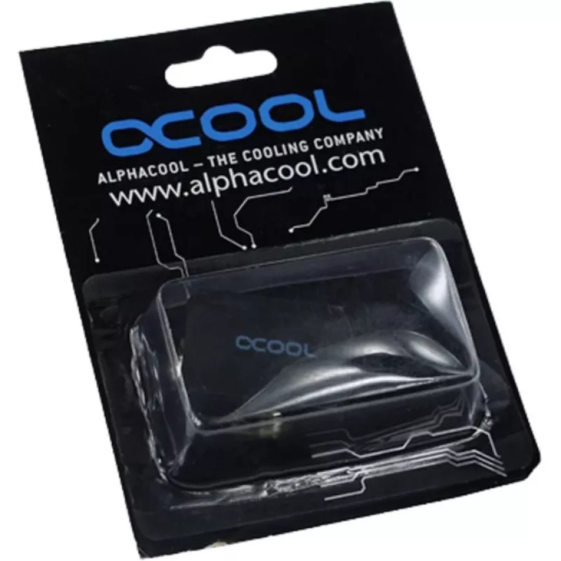Alphacool HF aansluitterminal TEE T-stuk rond G1/4 - Deep Black (17030)