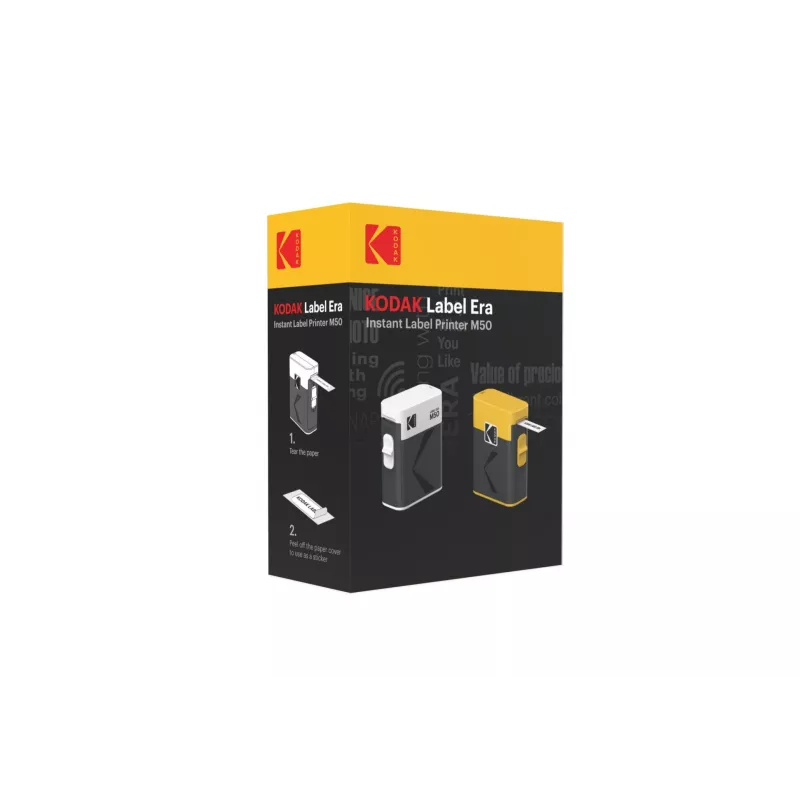 Labelprinter-cassettebundel Kodak M50 Label Era, gele navulcassette M50Y met 13 etikettenrollen