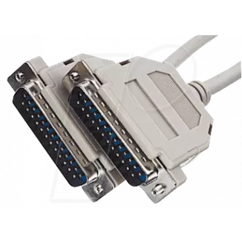 D-SUB-kabel ShiverPeaks 25-polig stekker-naar-stekker, 7 m lengte