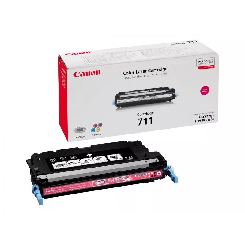 Canon 711 tonercartridge (1658B002), magenta, 6000 pagina's