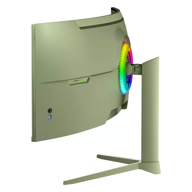 Curved computermonitor Arozzi Nova 49 inch (124,5 cm) dual QHD 5120×1440 LED VA, 4 ms, groen