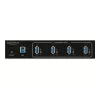 Delock 63309 externe industriële USB-hub, 4 x USB 3.0 Type-A, 15 kV ESD-bescherming, metalen behuizing, wandmontage mogelijk