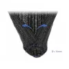 Gevlochten slang DeLOCK 19033 10 m x 16 mm zwart