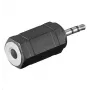 Kabel-adapter Microconnect AUDASM 2,5 mm naar 3,5 mm zwart