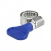 Vlinderklem DeLOCK 400 SS 10 - 16 mm 5 stuks blauw