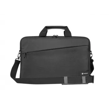 Aktetas NATEC Beira 39,6 cm (15,6 inch) — polyester, 1 hoofdvak, schouderband, zwart