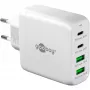 Goobay 64818 oplader voor mobiele apparaten hoofdtelefoon - laptop - smartphone wit AC snelladen binnen (64818)