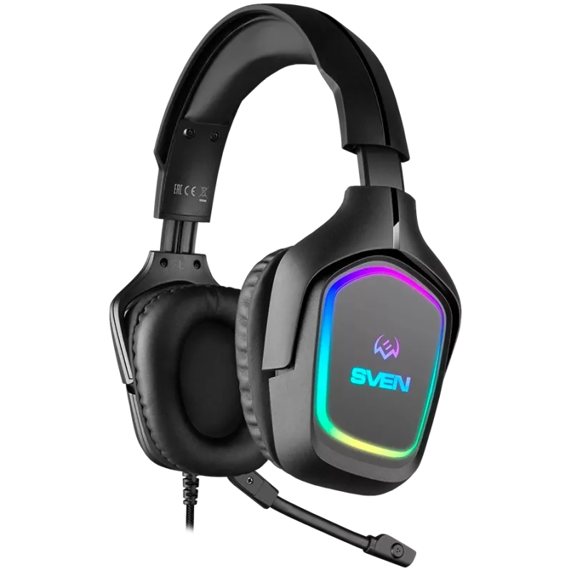 Gaming-headset met microfoon AP-U750MV, zwart (USB, RGB)