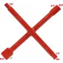 KS TOOLS sanitair kruissleutel, 7 functies (116.6000)