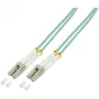 Logilink - patchkabel - LC multi-mode (M) - LC multi-mode (M) - 1 m - glasvezel - 50/125 micrometer - OM3 - halogeenvrij - aquamarijn (FP3LC01)