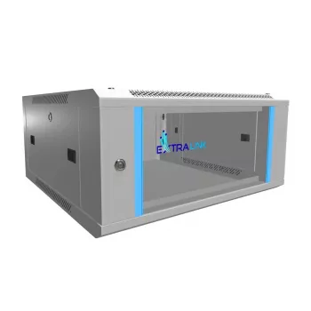 Extralink Rackmount-kast 4U 600x600 grijs wandgemonteerd