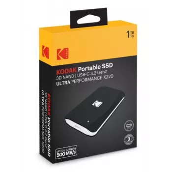 Kodak X220 draagbare SSD van 1 TB, USB 3.2 Gen2