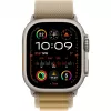 Band Apple 49 mm Tan Alpine Loop Small Natural Titanium Finish