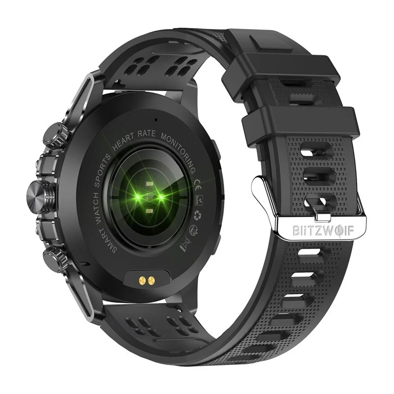 Smartwatch BlitzWolf BW-AT6 plus – zwart, hartslagmeter, fitnesstracker