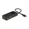 DeLOCK 63927 USB-C naar 2x Gigabit LAN-adapter, zwart