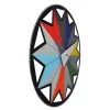 NeXtime klok 8163 Circus, Ø43 cm, wand, zwart/meerkleurig