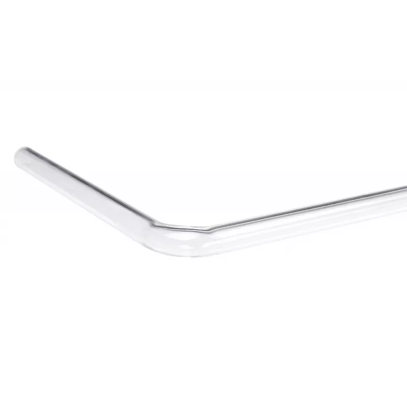 Alphacool ROH1020312 HardTube 16/11 mm borosilicaatglazen buis, hoek van 90°, 20/40 cm, helder