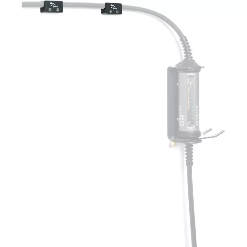 JUICE BOOSTER 2 kabelhouder, kabelmanagement antraciet, set van 2