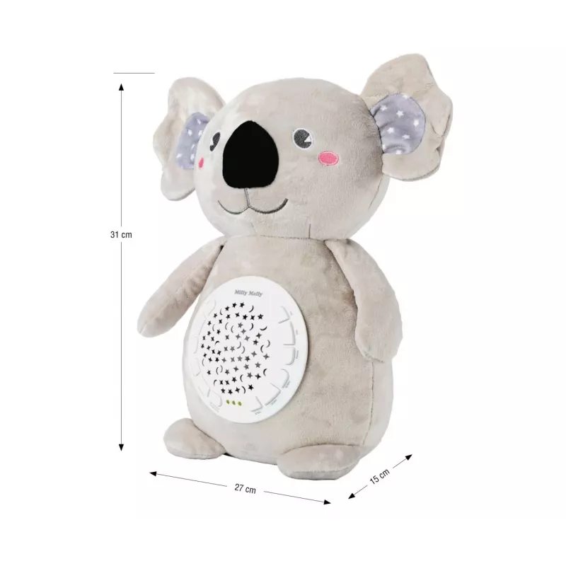 Pluchen projectorspeelgoed milly mally Koala projector pluchen dier model 5661