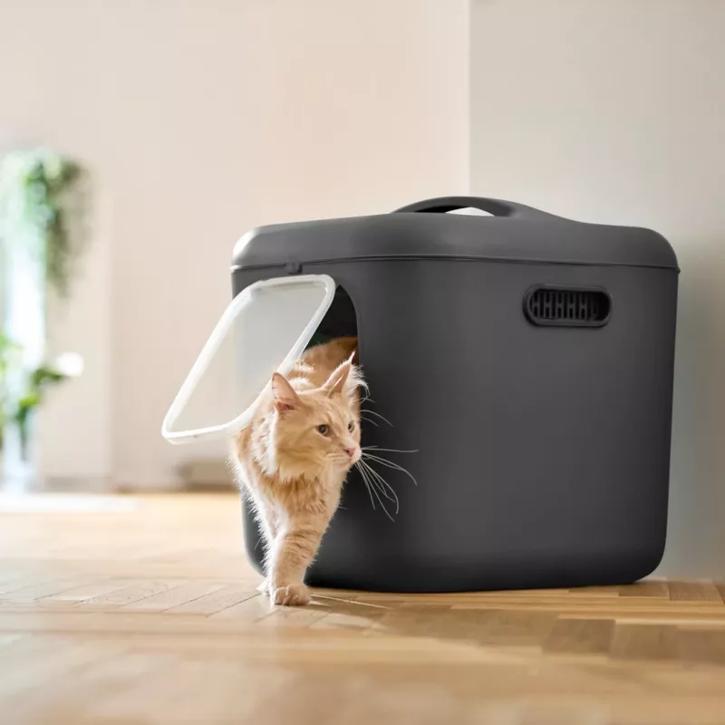 ROTHO Wit XL antraciet - kattenbak
