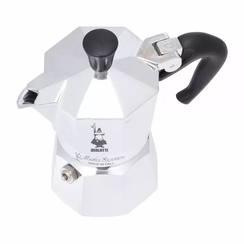 Bialetti Moka Express mokakan 0,06 L aluminium, zwart