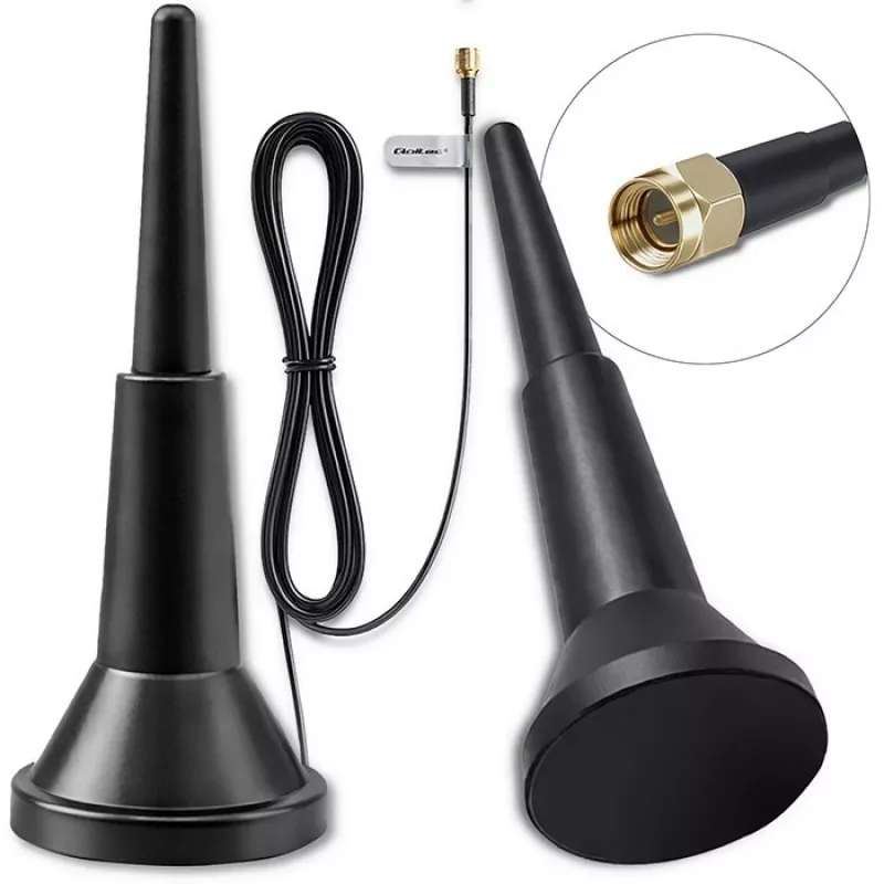 Externe 4G-LTE-antenne QOLTEC 5 dBi 600–2700 MHz SMA-aansluiting met 3 m kabel
